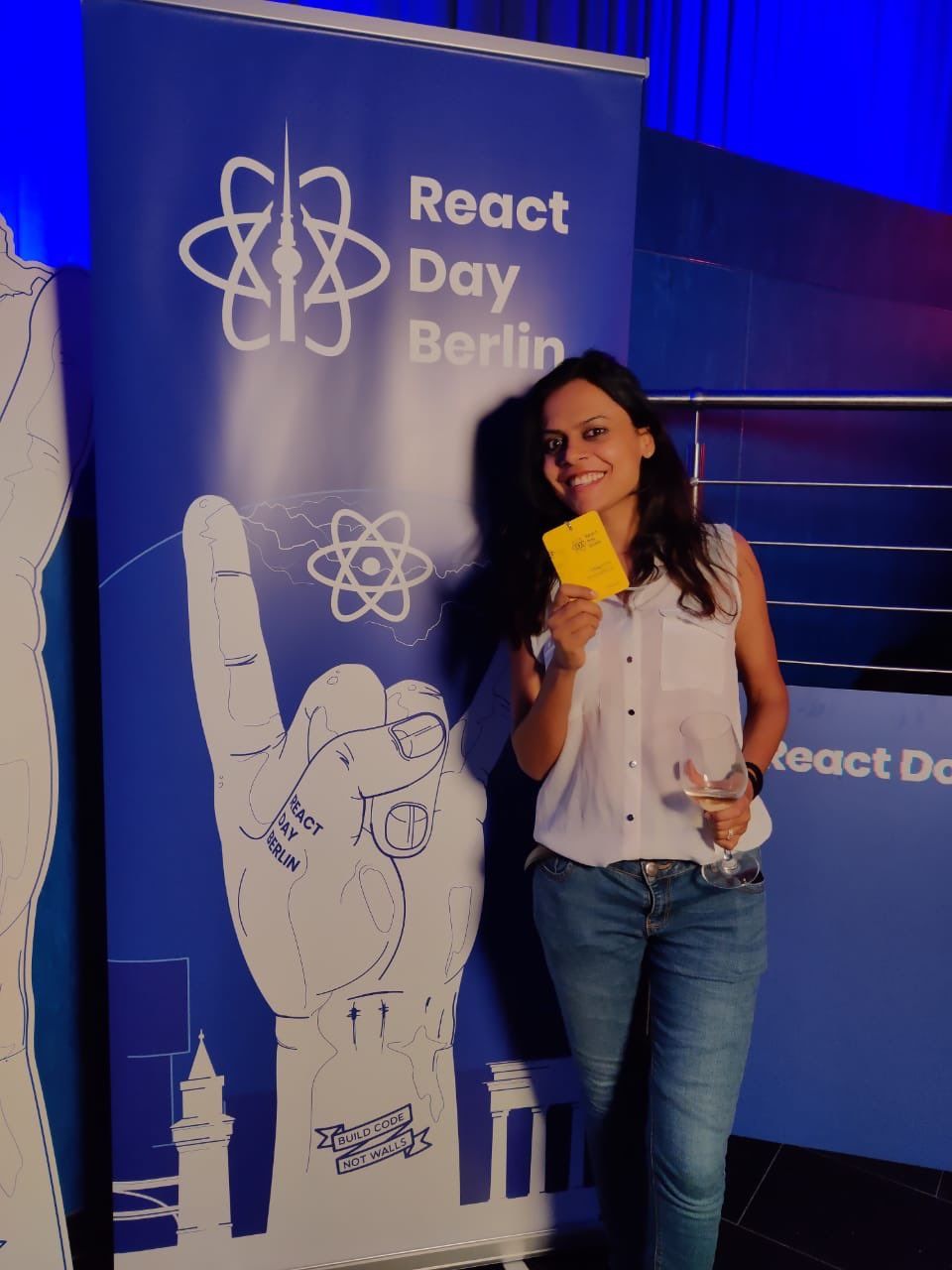 Meghna at React Day Berlin