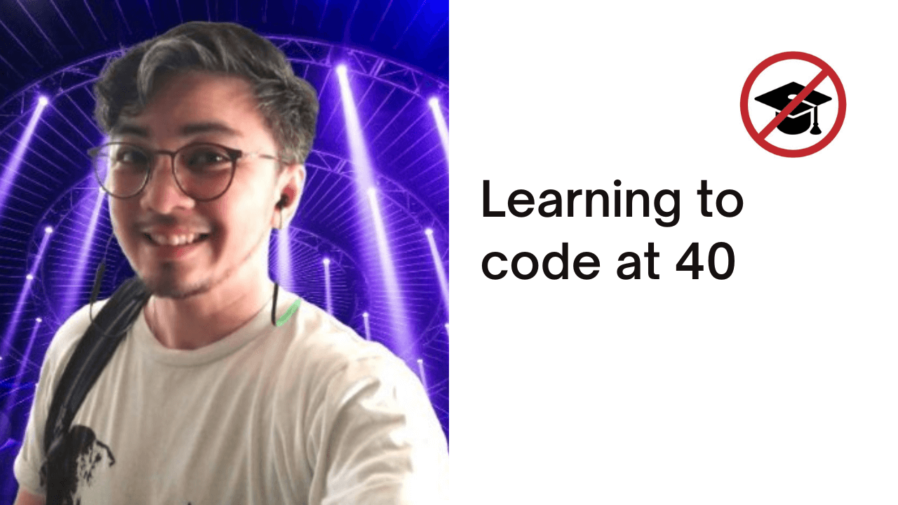 Learning to code at 40 - this founder shares how