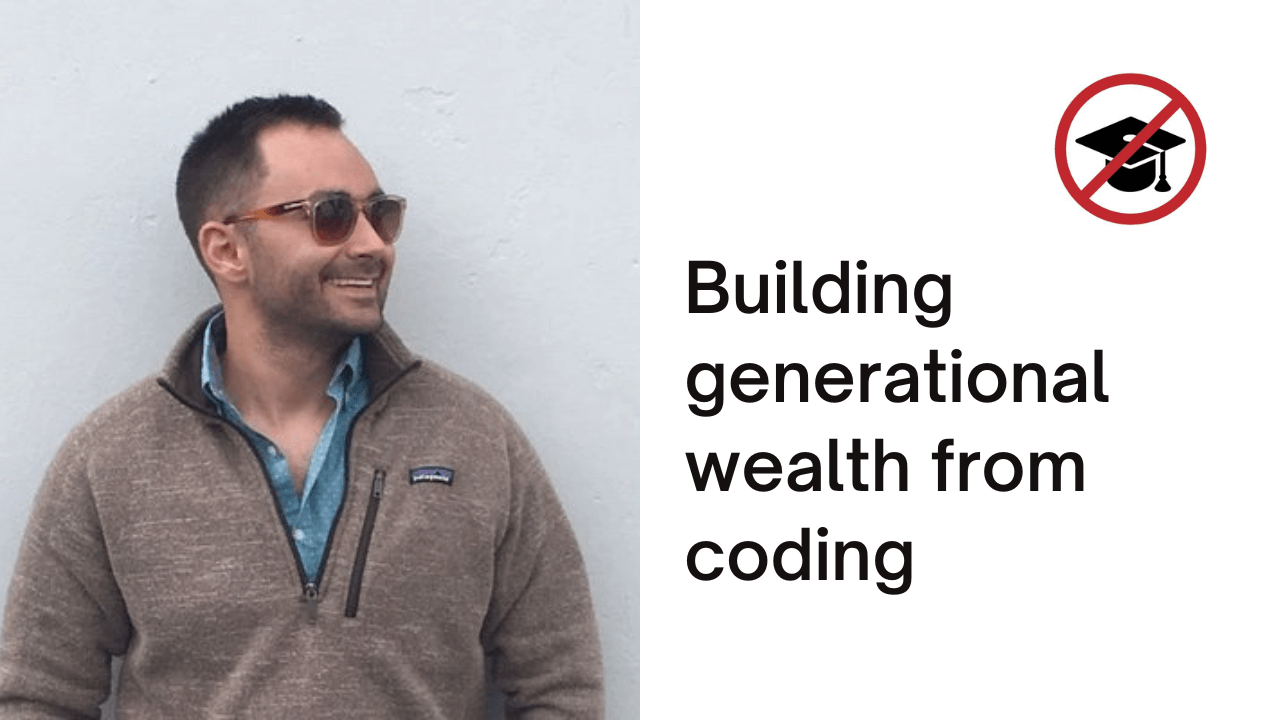 Building generational wealth from coding