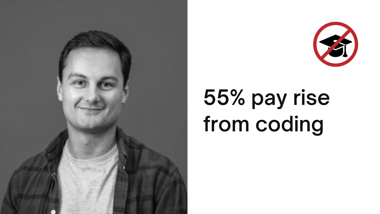 55% pay rise from coding 